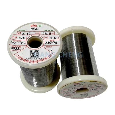 NF32 PTC Ni-Fe Alloy High Nickel Mig Wire Resistance For Heaters Custom
