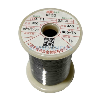 NF52 Ni45-50 PTC NiFe Alloy Resistance Heating Wire For Household Electric Products