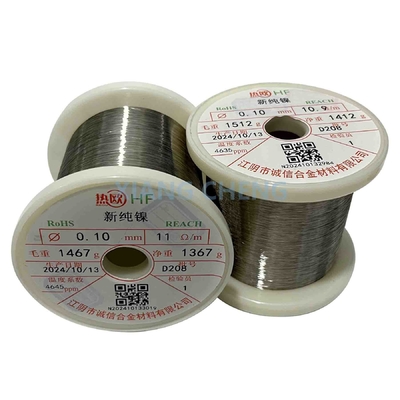 Versatile N8 Pure Nickel Wire For Demanding Applications In Electronics And Chemical Processing